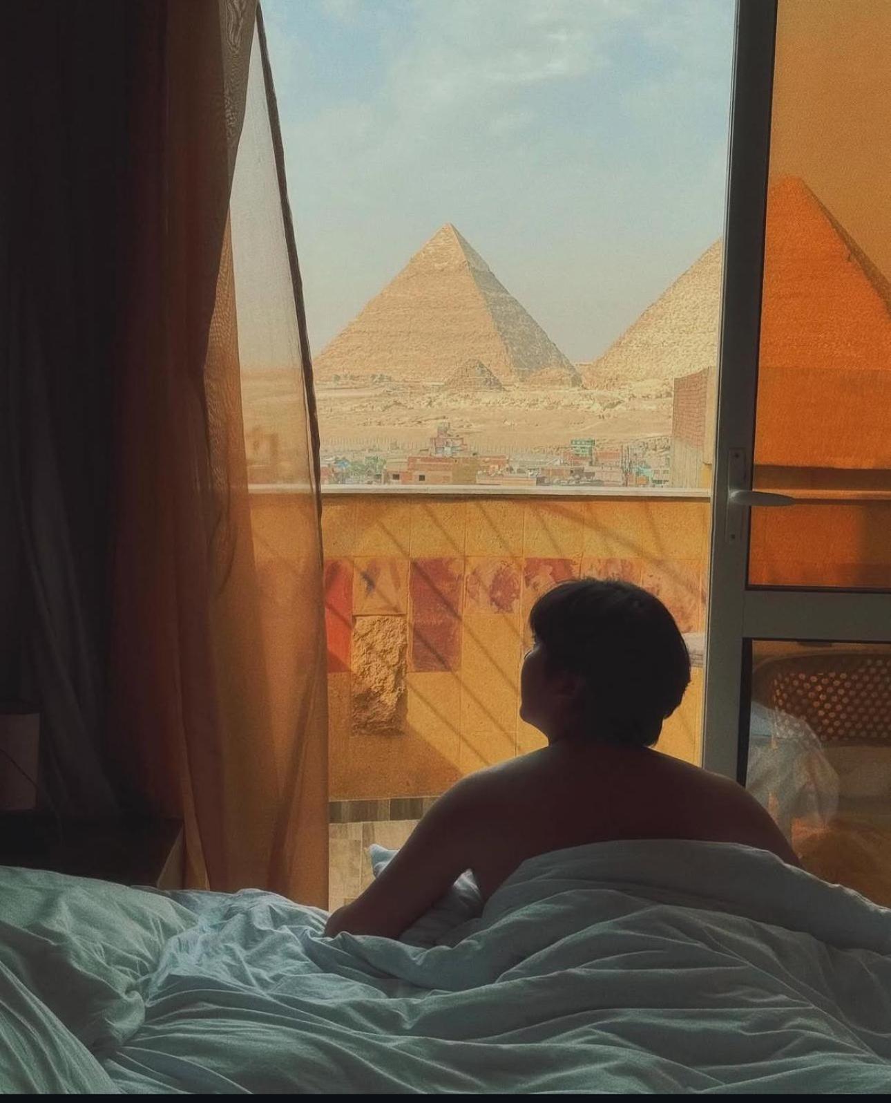 Celia Pyramids View Inn Nazlet el-Sîsi Exterior foto